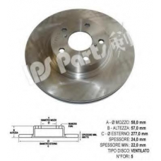 IBT-1711 IPS Parts Тормозной диск