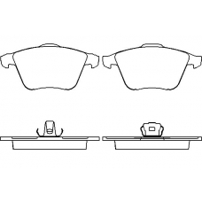 P 10 012 BREMBO Комплект тормозных колодок, дисковый тормоз