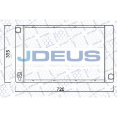 005M24 JDEUS Радиатор, охлаждение двигателя