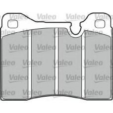 551435 VALEO Комплект тормозных колодок, дисковый тормоз