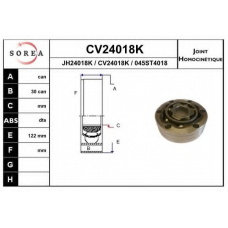 CV24018K EAI Шарнирный комплект, приводной вал