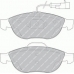 FSL1134 FERODO Комплект тормозных колодок, дисковый тормоз
