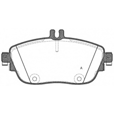 BPA1485.08 OPEN PARTS Комплект тормозных колодок, дисковый тормоз