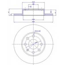 142.382 CAR Тормозной диск