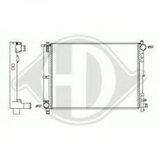 8262207 DIEDERICHS Радиатор, охлаждение двигателя