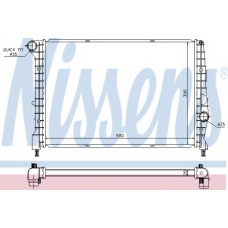 60058 NISSENS Радиатор, охлаждение двигателя