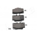 50-02-256 Ashika Комплект тормозных колодок, дисковый тормоз
