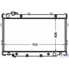 8MK 376 773-201 HELLA Радиатор, охлаждение двигателя