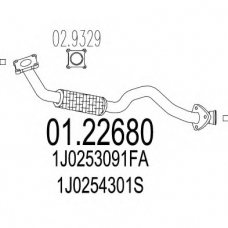 01.22680 MTS Труба выхлопного газа