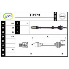 TR173 SERA Приводной вал