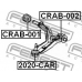 CRAB-001 FEBEST Подвеска, рычаг независимой подвески колеса