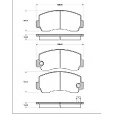 BLF3016 QUINTON HAZELL Комплект тормозных колодок, дисковый тормоз