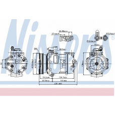 89161 NISSENS Компрессор, кондиционер