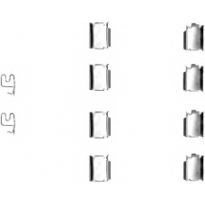 K0119 PAGID Комплектующие, колодки дискового тормоза