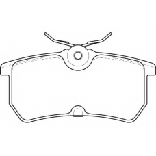 WBP23353A WAGNER LOCKHEED Комплект тормозных колодок, дисковый тормоз