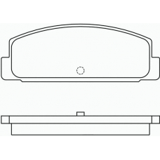 T3052 PAGID Комплект тормозных колодок, дисковый тормоз