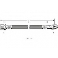 PHD304 TRW Тормозной шланг