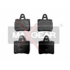 19-0400 MAXGEAR Комплект тормозных колодок, дисковый тормоз