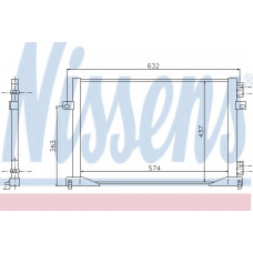 94672 NISSENS Конденсатор, кондиционер