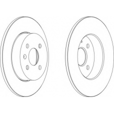 DDF1313 FERODO Тормозной диск