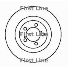 FBD1072 FIRST LINE Тормозной диск