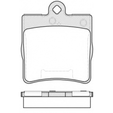 P7783.10 WOKING Комплект тормозных колодок, дисковый тормоз