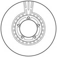 562768JC JURID Тормозной диск