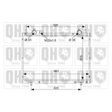 QER2142 QUINTON HAZELL Радиатор, охлаждение двигателя