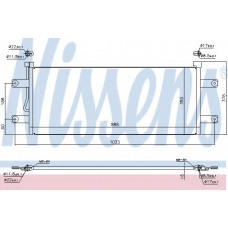 940264 NISSENS Конденсатор, кондиционер