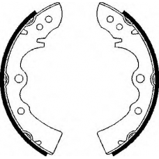 BS569 QUINTON HAZELL Комплект тормозных колодок