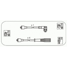 RB3 JANMOR Комплект проводов зажигания