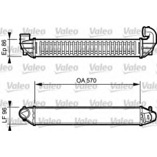 818813 VALEO Интеркулер