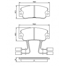 0 986 491 330 BOSCH Комплект тормозных колодок, дисковый тормоз