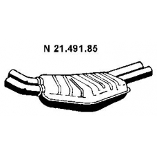 21.491.85 EBERSPACHER Глушитель выхлопных газов конечный