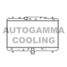 104825 AUTOGAMMA Радиатор, охлаждение двигателя
