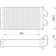 350218213000 MAGNETI MARELLI Теплообменник, отопление салона