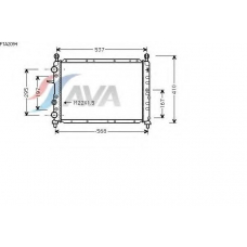 FTA2094 AVA Радиатор, охлаждение двигателя