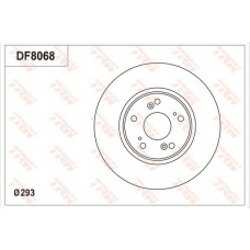 DF8068 TRW Тормозной диск