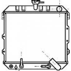 32002010 VAN WEZEL Радиатор, охлаждение двигателя