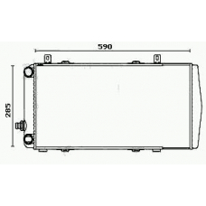 RM0280 EQUAL QUALITY Радиатор, охлаждение двигател