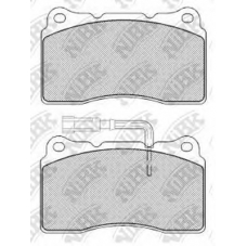 PN0150W NiBK Комплект тормозных колодок, дисковый тормоз