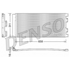 DCN14002 DENSO Конденсатор, кондиционер