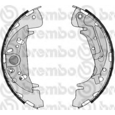 S 11 504 BREMBO Комплект тормозных колодок