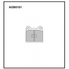 ADB0101 Allied Nippon Тормозные колодки