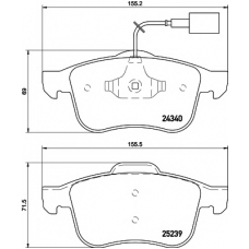 8DB 355 015-531 HELLA PAGID Комплект тормозных колодок, дисковый тормоз