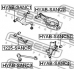 HYAB-SANC5Z FEBEST Втулка, рычаг колесной подвески