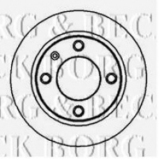 BBD4107 BORG & BECK Тормозной диск
