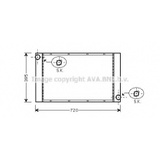 BW2373 AVA Радиатор, охлаждение двигателя