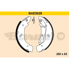 BAE5028 BARUM Комплект тормозных колодок