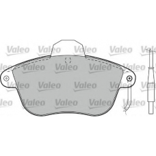 598028 VALEO Комплект тормозных колодок, дисковый тормоз